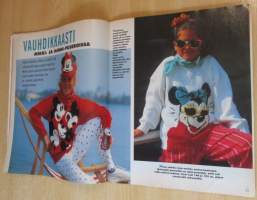 Suuri Käsityö lehti N:o 5 1994 kaava-arkit ja malliarkki mukana