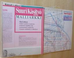 Suuri Käsityö lehti N:o 5 1994 kaava-arkit ja malliarkki mukana