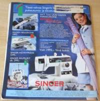 Suuri Käsityö lehti N:o 5 1994 kaava-arkit ja malliarkki mukana