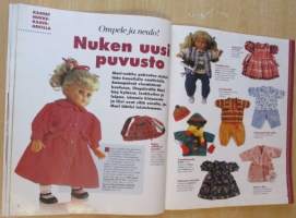Suuri Käsityö N:o 10 1998 Lehti Kaava-arkit mukana - erillinen kaava-arkki nuken vaatteille