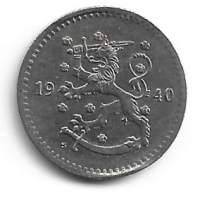 1 markka  1940
