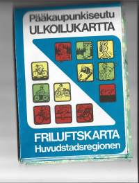 Pääkaupunkiseutu  ulkoilukartta 1982 kartta