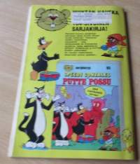 Mustanaamio N:o 25 1981 mukana liite Mustit-joulukortit