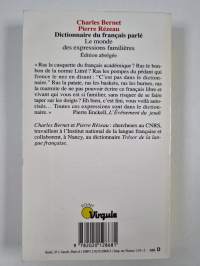Dictionnaire du français parlé : le monde des expressions familìeres