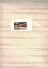 Etiketti: Saaren Tulitikkutehdas, Turun linna