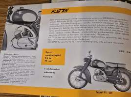 Zundapp  ks 75 , trophy 175 s ja trophy 250 s myyntiesite