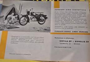 Zundapp  ks 75 , trophy 175 s ja trophy 250 s myyntiesite