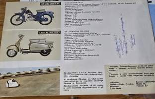 Zundapp  mopedit, moottoripyörät ja skootterit 1968  myyntiesite.