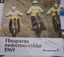husgvarna motocross- cyklar myyntiesite 1969