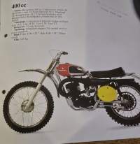 husgvarna motocross- cyklar myyntiesite 1969