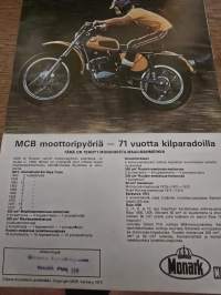 Monark motorcycles myyntiesite 1973