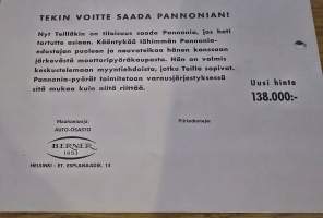 Pannonia de luxe250 cc mp  myyntiesite