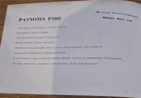 Pannonia p 10 h 250 cc mp  myyntiesite