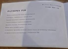 Pannonia p 20 250 cc mp  myyntiesite