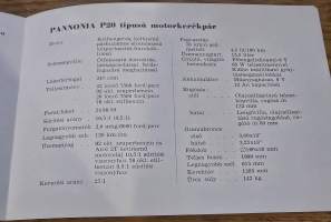 Pannonia p 20 250 cc mp  myyntiesite