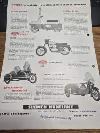 Jawa moottoripyörämallit.