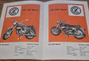 Jawa 350  ja cz 125, 250 sport myyntiesite.