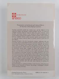 Tourism : passport to development? : perspectives on the social and cultural effects of tourism in the developing countries