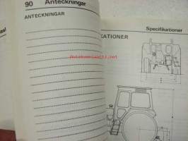 Volvo BM 2650, 2654 traktor instruktionsbok -käyttöohjekirja ruotsiksi