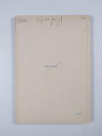 Fred : anteckningar 1918-1948 (signeerattu, tekijän omiste)