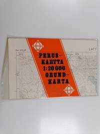 Topografinen kartta 1:20 000, N:o 4712 09 : Lattuna