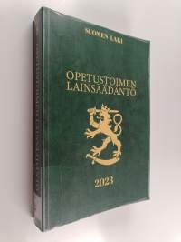 Opetustoimen lainsäädäntö 2023