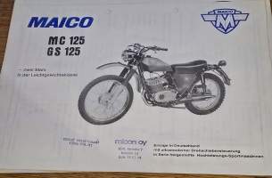 Maico mc 125 ja gs 125 mp myyntiesite