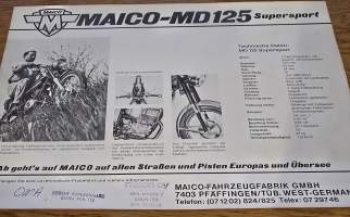 Maico md 125 mp myyntiesite