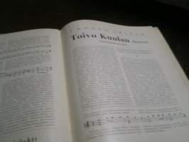 työväen musiikkilehti 1942 sidottu vuosikerta