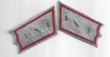 Lääkintä farmasialuutnantti   - kauluslaatta kauluslaatat pari