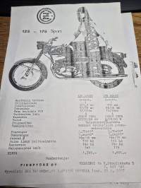 CZ 125 ja 175 cc sport  mp myyntiesite