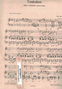 Laulava sydän, tango - Milloin viestin saan, valssi - Toukokuu, tango