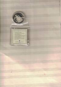 Europa 1999 muistomitali pillerissä / kotelossa