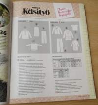 Kotiliesi Käsityö N:o 8 2017 mukana kaava-arkki