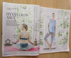 Kotiliesi Käsityö N:o 6 2017 mukana kaava-arkki