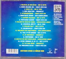 CD - Fiilaten ja höyläten, 2023. (Iskelmä, suomenkielinen rock, pop rock) . 20 hittiä, huumorilla höystettynä. Hybridi-CD, katso QR-koodi.