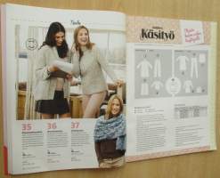 Kotiliesi Käsityö N:o 1 2017 kaava-arkki mukana