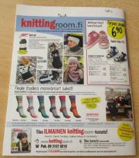 Kotiliesi Käsityö N:o 1 2017 kaava-arkki mukana