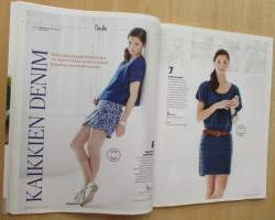 Kotiliesi Käsityö N:o 2 2015 Lehti kaava-arkki mukana