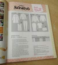 Kotiliesi Käsityö N:o 2 2015 Lehti kaava-arkki mukana