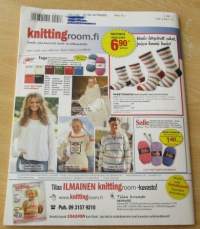 Kotiliesi Käsityö N:o 2 2015 Lehti kaava-arkki mukana