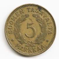 5 markkaa  1931