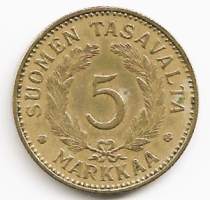 5 markkaa  1939