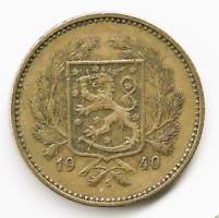 5 markkaa  1940