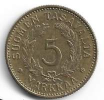 5 markkaa  1941