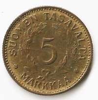 5 markkaa  1947