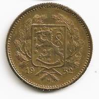 5 markkaa  1952