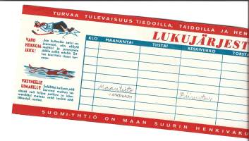 Suomi-yhtiö    lukujärjestys