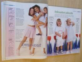 Suuri Käsityö Lehti N:o 6-7 2005  liite lasten värikkäät kesä askartelut mukana,