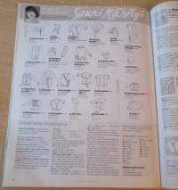 Suuri Käsityö Lehti N:o 8 2012 Kaava-arkit mukana